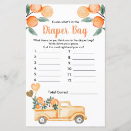 Cutie Orange Citrus gissar vad som finns i tidning