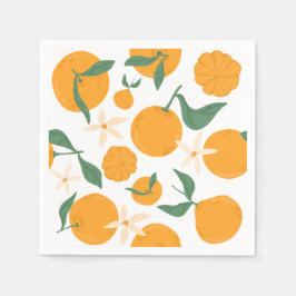 Cutie Orange Mandarin Tangerine Clementine Pappersservett