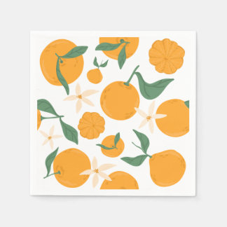 Cutie Orange Mandarin Tangerine Clementine Pappersservett