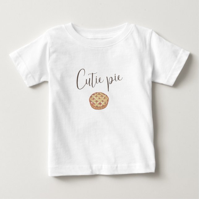 Cutie Paj Baby Bib T Shirt (Framsida)