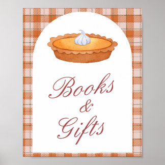 Cutie Paj Baby Shower Bokar & Gifts-tecken Poster