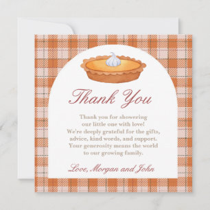 Cutie Paj Baby Shower Tack-kort Tack Kort