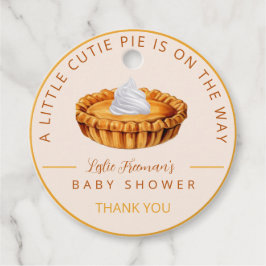 Cutie Paj Baby Shower Tack Märkre Gåvor Etiketter