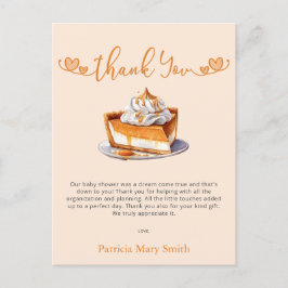 Cutie Paj Baby Shower Tack Vykort