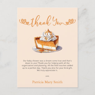 Cutie Paj Baby Shower Tack Vykort