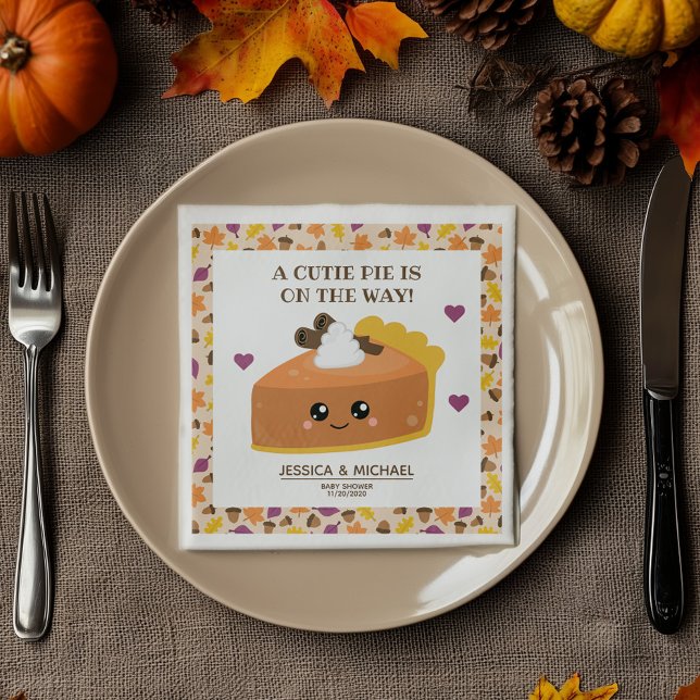 Cutie Paj, barnskötare för barn Pappersservett (You will want a bite of this cute napkin.)