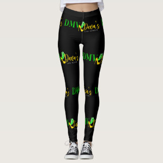 CUTIE PAJ BLACK & LIME LEGGINS LEGGINGS