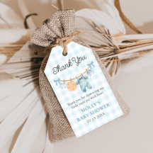 Cutie Paj Blue Fall Boy Shower Gift-Märkre