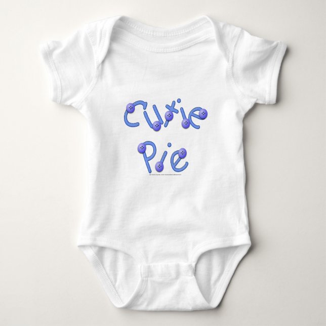 Cutie Paj Blue T-shirt (Framsida)