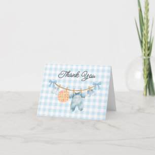 Cutie Paj Fall Boy Shower Tack för ditt kort