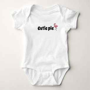 Cutie paj flamingo baby t shirt