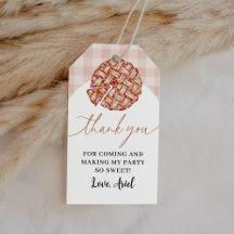 Cutie Paj Födelsedagsfest Tack