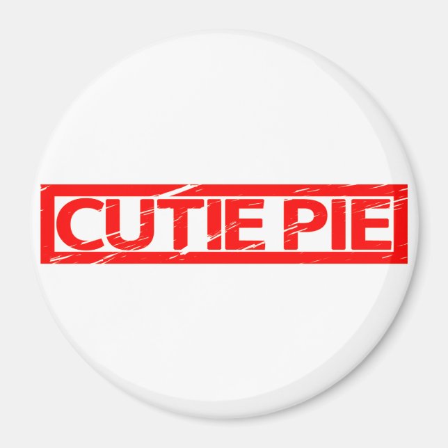 Cutie Paj Frimärke Magnet (Framsidan)