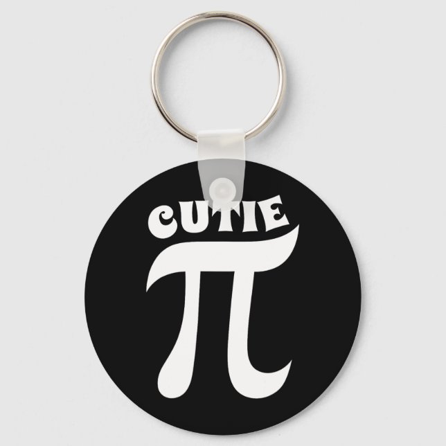 Cutie Paj Funny Pi Day Math Teacher Nerd Geek Nyckelring (Framsida)