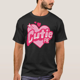 Cutie Paj Gnistra Rosa Heart Badge T Shirt