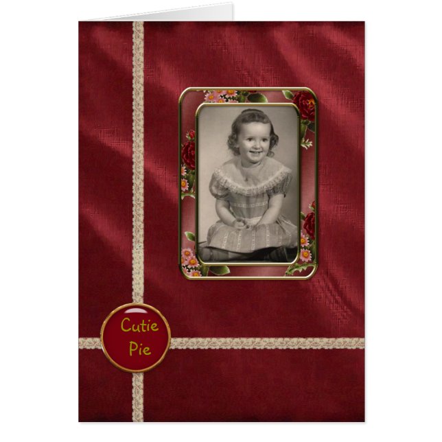 Cutie paj! hälsningskort (Framsidan)