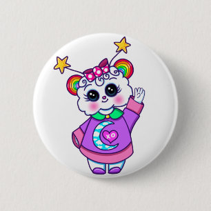 Cutie Paj Kawaii Button Knapp