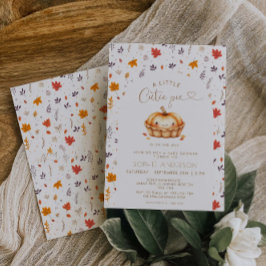 Cutie Paj - Neutral Fall Baby Shower Inbjudningar