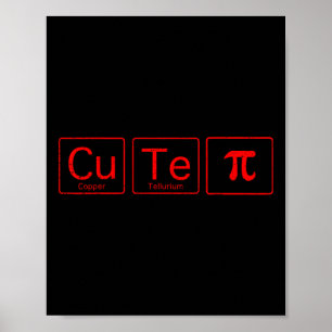 Cutie Paj Pi Day Math Periodic Bord Valentine Gif Poster