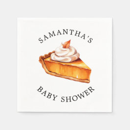 Cutie Paj Pumpkin Fall Baby Shower Pappersservett