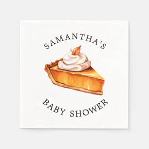 Cutie Paj Pumpkin Fall Baby Shower Pappersservett