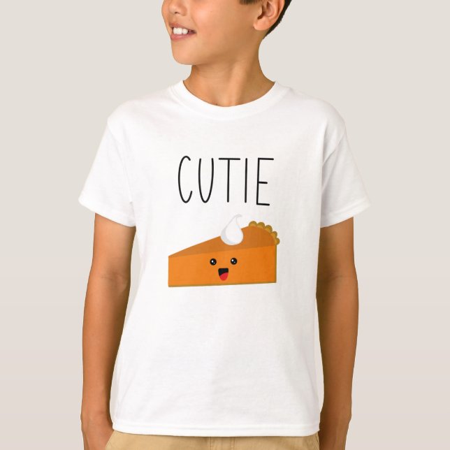 Cutie Paj Pumpkin Paj Kids-skjorta T Shirt (Framsida)