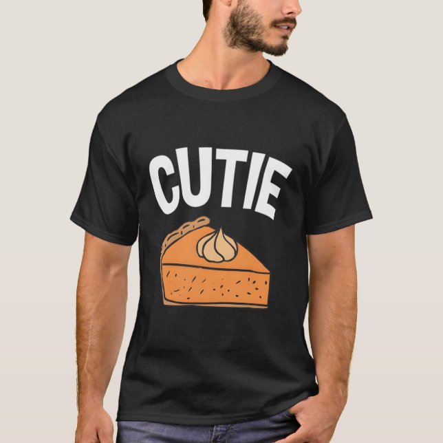 Cutie Paj Pumpkin Paj Thanksgiving för T Shirt (Framsida)