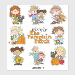Cutie Paj Pumpkin Patch Klistermärken