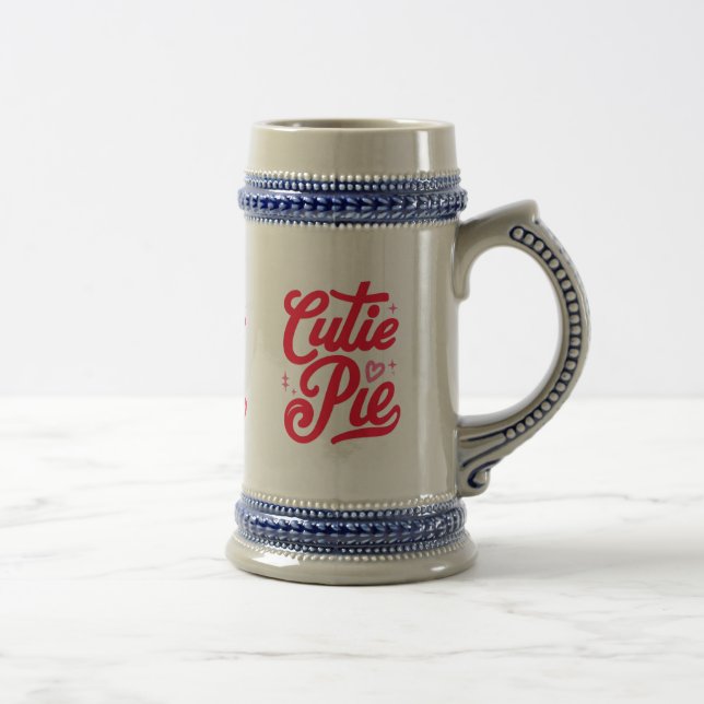Cutie Paj Red Script Font Mugg - Cute & Trendig Co (Höger)