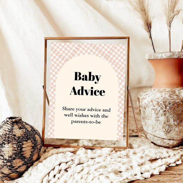 Cutie Paj Thanksgiing Baby Advice babyduschskylt Poster (Skapare uppladdad)