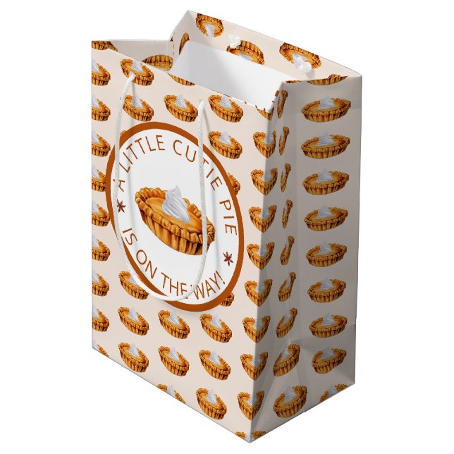 Cutie Paj Thanksgiving Baby Shower Gift Bag (Baksidan Vinklad)