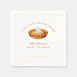 Cutie Paj Thanksgiving Baby Shower Napkins Pappersservett