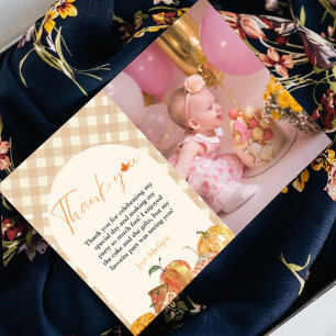 Cutie Paj Thanksgiving Birthday Tack you Card Meddelande