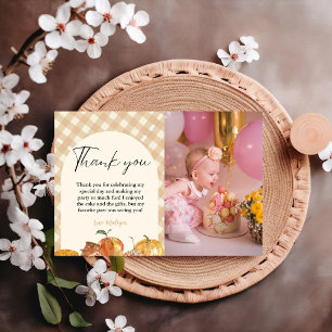 Cutie Paj Thanksgiving Birthday Tack you Card Meddelande