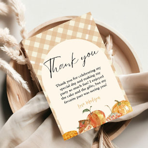 Cutie Paj Thanksgiving Birthday Tack you Card Meddelande