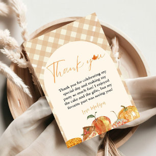 Cutie Paj Thanksgiving Birthday Tack you Card Meddelande