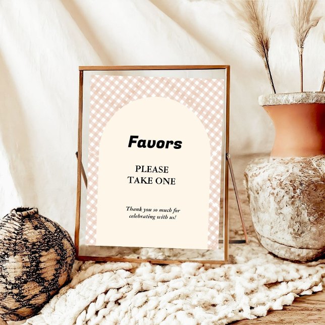 Cutie Paj Thanksgving Baby dusch Favor-tecken Poster (Skapare uppladdad)