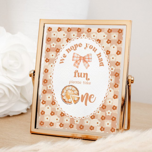 Cutie Paj Vi hoppas att du hade Roligt Favors Poster (Skapare uppladdad)