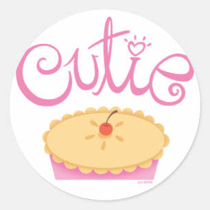 Cutie pajklistermärke runt klistermärke