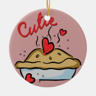 Cutie pajprydnad julgransprydnad keramik