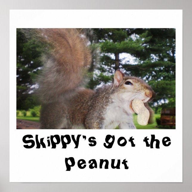 cutie patatootie, Skippy's har jordnöten poster (Framsidan)
