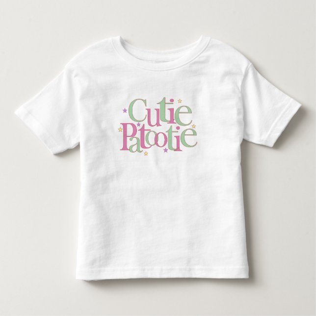Cutie Patootie Tee Shirt (Framsida)