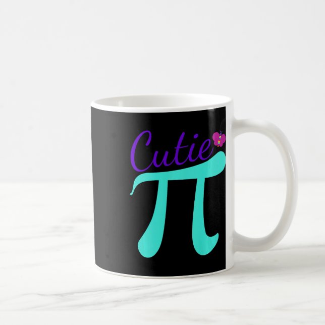 Cutie Pi - Cute Math Pun Tee for Pi Day Premium Kaffemugg (Höger)