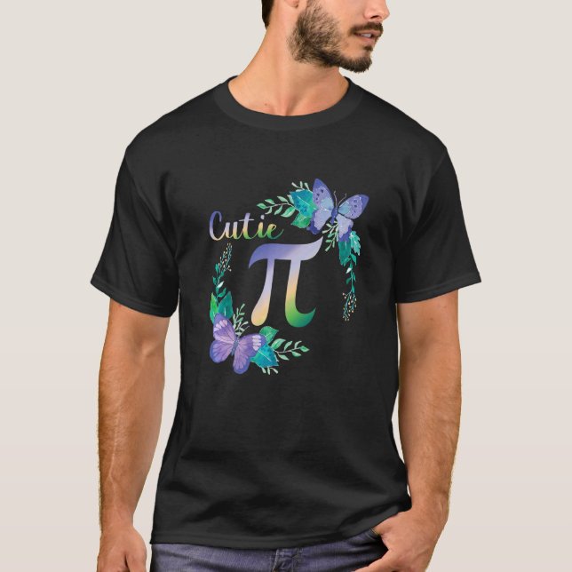 Cutie Pi-dagen för matematik T Shirt (Framsida)
