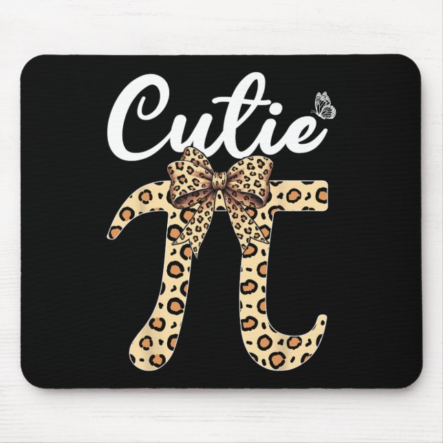 Cutie Pi Day Women Math Teacher 3.14 Leopard Coque Musmatta (Framsidan)