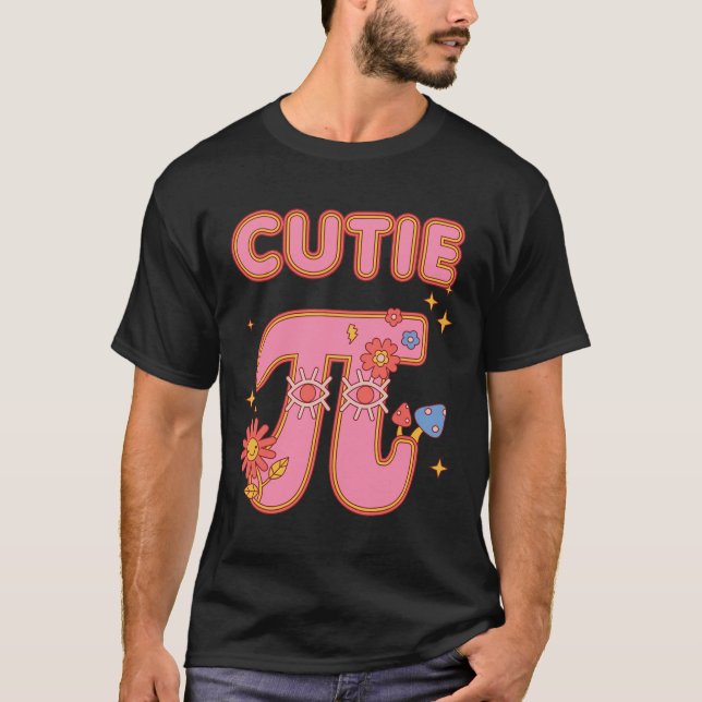 Cutie Pi Lycklig Pi Day Mathematics Math Teacher T Shirt (Framsida)