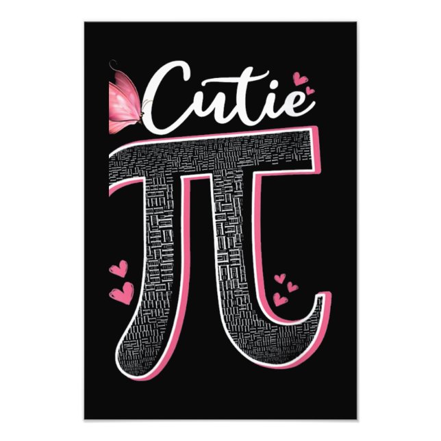 Cutie Pi Pi Day Fototryck (Framsidan)