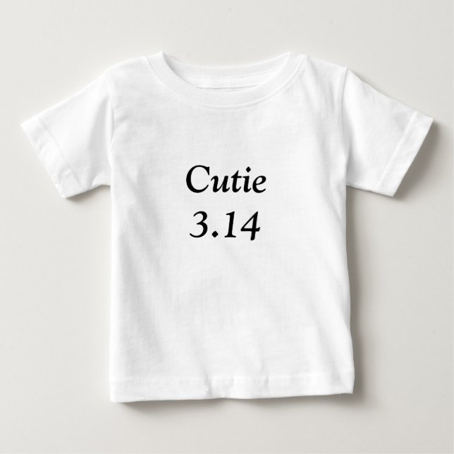 Cutie Pi skjorta Tee Shirt (Framsida)