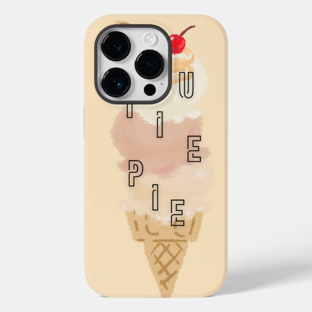 Cutie Pie - Isglass-telefonfodral (Baksida)