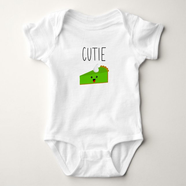 Cutie Pie - Key Lime Paj  T Shirt (Framsida)
